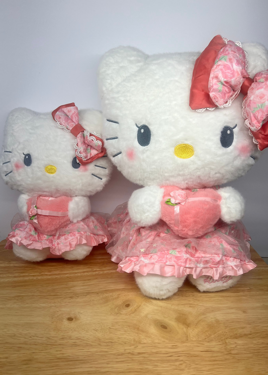 Pink bow bear plush🎀